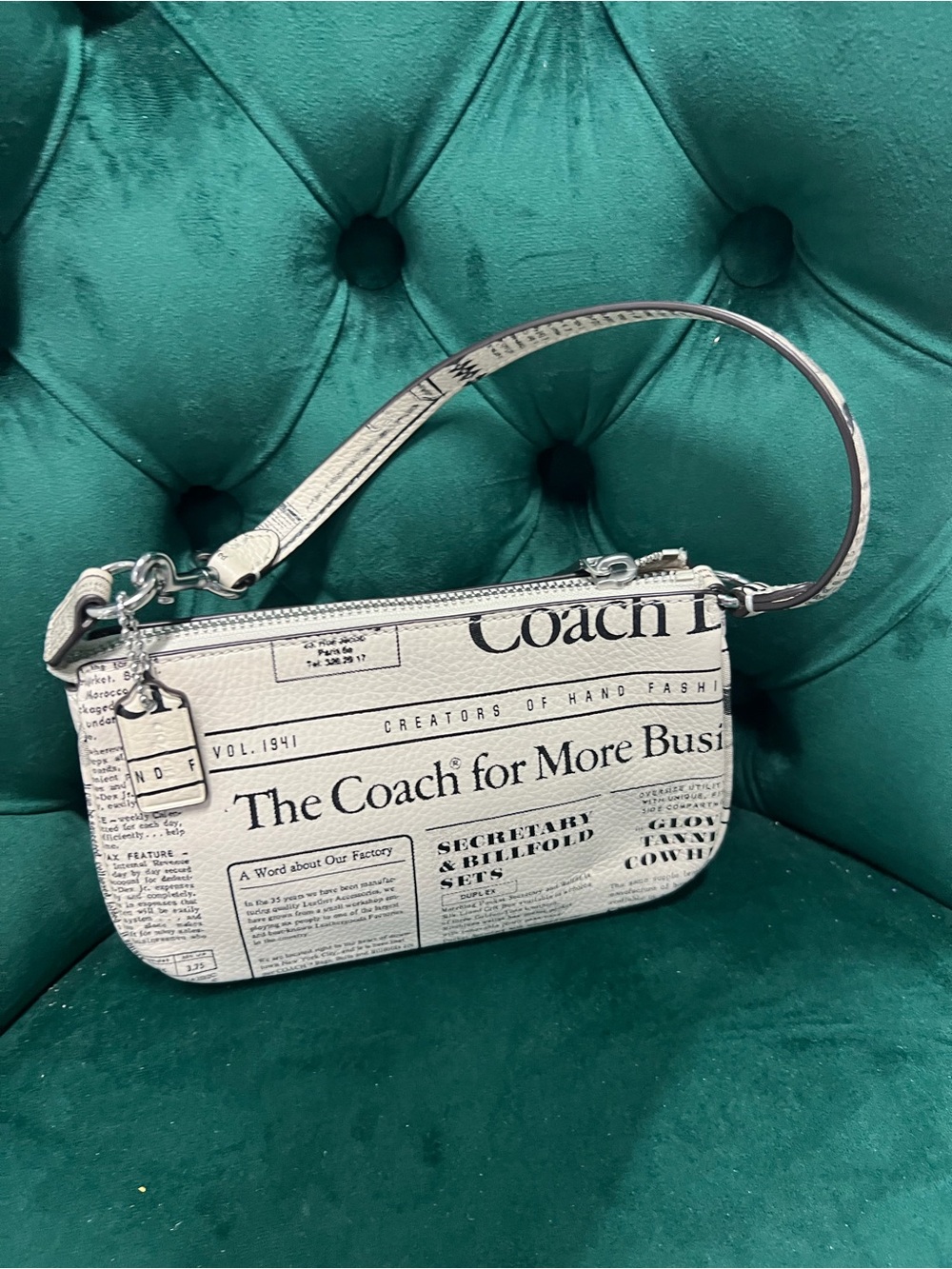 Coach NOLITA Newspaper Print